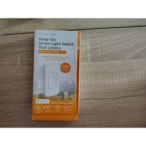 Simply Smart Home Switchmate Snap‎ On Smart Light Switch Voice Control White